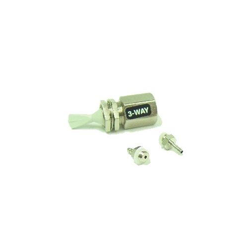 Toggle Valve, Momentary, 3-Way, Normally Closed, Grey DCI 7026