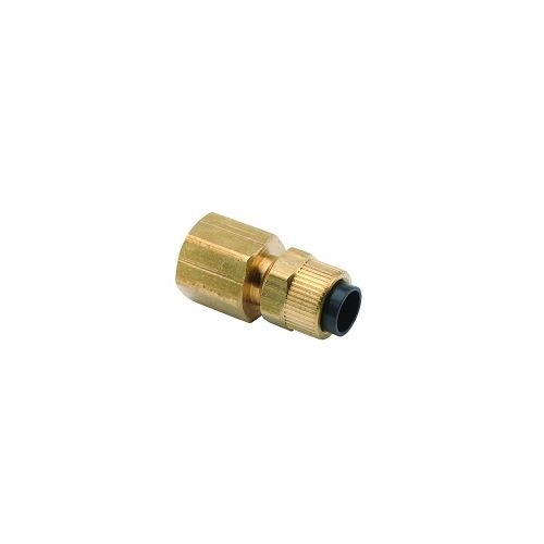 1/4" Poly Straight Connector x 1/4" FPT DCI 0056