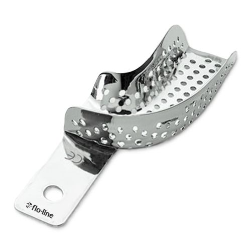 FLO-LINE Partial Impression Tray, Perforated Left