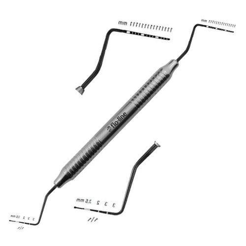 PERIODONTAL PROBE-UNC15, 9.5 MM HOLLOW HANDLE