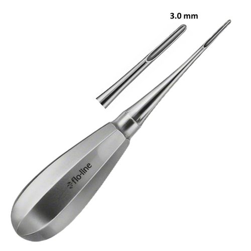 BEIN ROOT ELEVATOR, FOR UPPER ROOTS, ROUND POINT, 3 MM