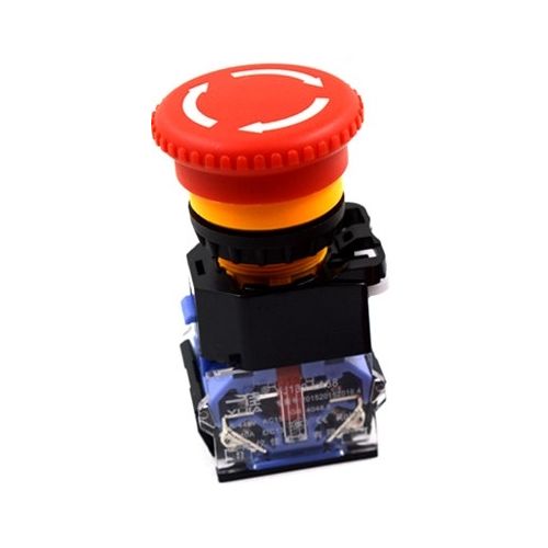 Red Emergency Stop Button-Resettable