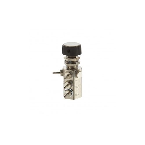 Water Relay, Combo Valve, w/Double Barb, Black Knob DCI 7307