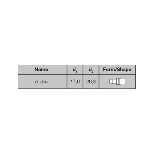  Adec Style Adaptor Cuff 16mm 