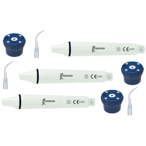 Woodpecker 3 Handle, Tip and Wrenches Bundle EMS or Satelec DTE Style