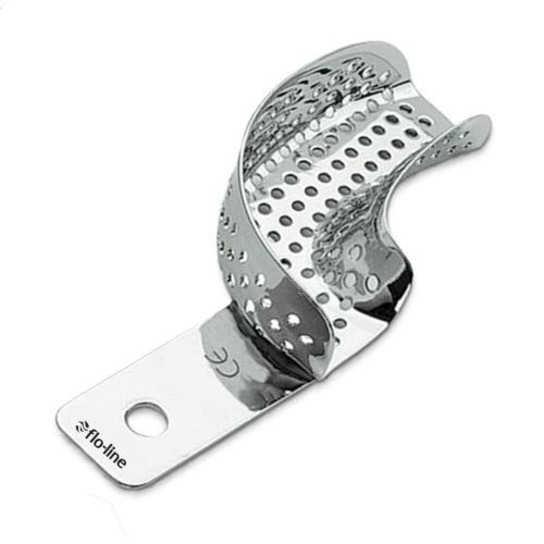 FLO-LINE Partial Impression Tray, Perforated Right 