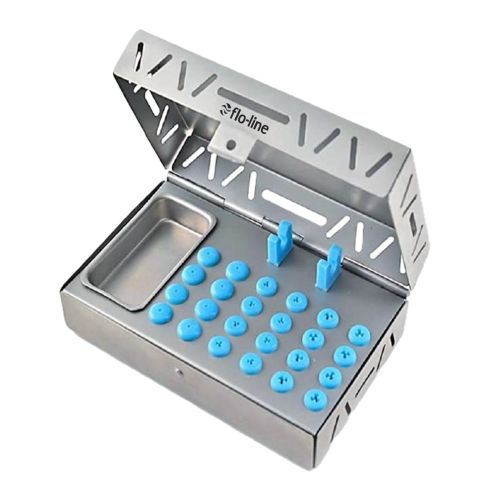 IMPLANT BOX (25 HOLES) STAINLESS STEEL