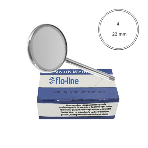 DENTAL MIRROR BOX OF 12, PLAIN, FIG. 04
