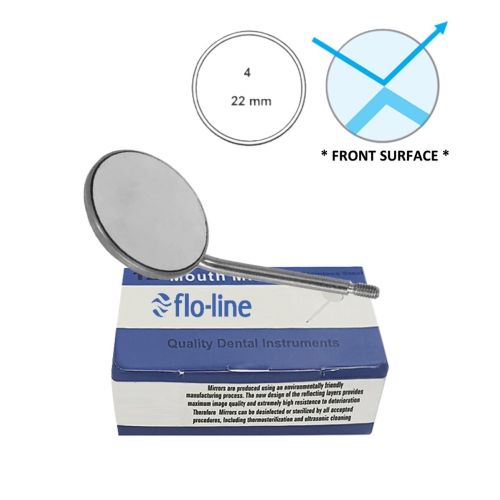 DENTAL MIRROR BOX OF 12, FRONT SURFACE FIG. 04