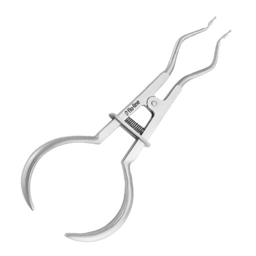 RUBBER DAM CLAMP FORCEPS, BREWER, 18 CM (7")