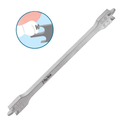 ALUMINUM HEIGHT GAUGE FOR .022" SLOTS