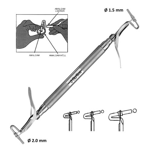AMALGAM CARRIER 1.5MM/2.0MM, MINI/REGULAR