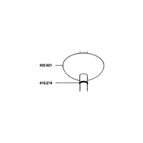 Faro ceiling cover for Maia Ceiling light with lip seal