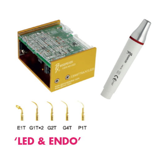 Woodpecker Build In Piezo Scaler Kit N3 'LED' & Endo EMS style