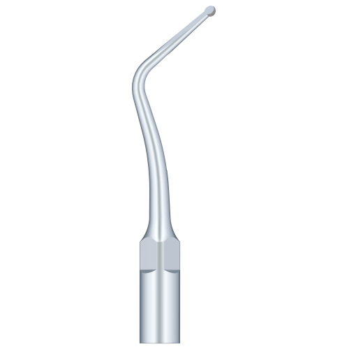 Half Ball Diamond Tip. Set 45° To The Left To Remove The Carious Teeth Without Damaging The Adjacent Teeth SBL