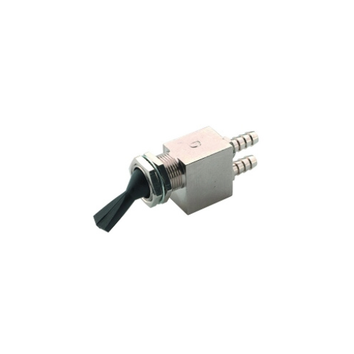 2-Way Momentary Rear Ported Black Toggle Valve DCI 7168